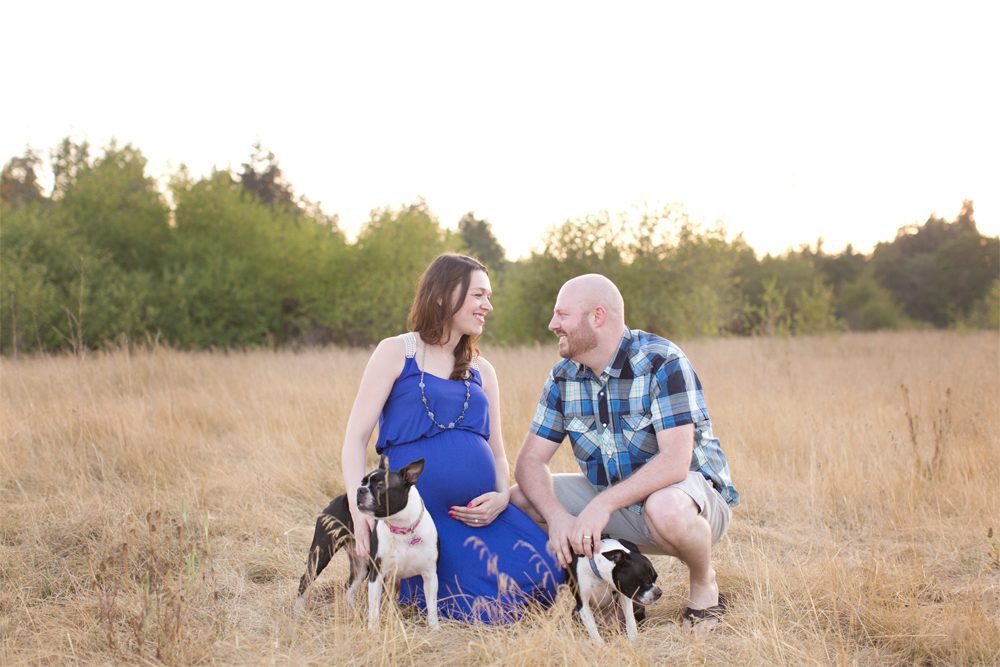 Puyallup Maternity Photographer | sunset maternity session 