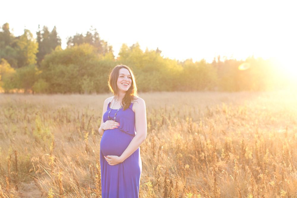 Puyallup Maternity Photographer | sunset maternity session 