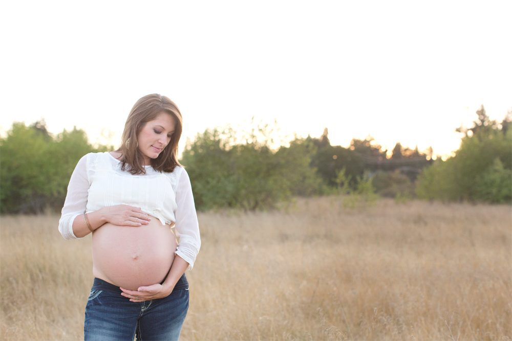 puyallup maternity photographer | tacoma sunset maternity session