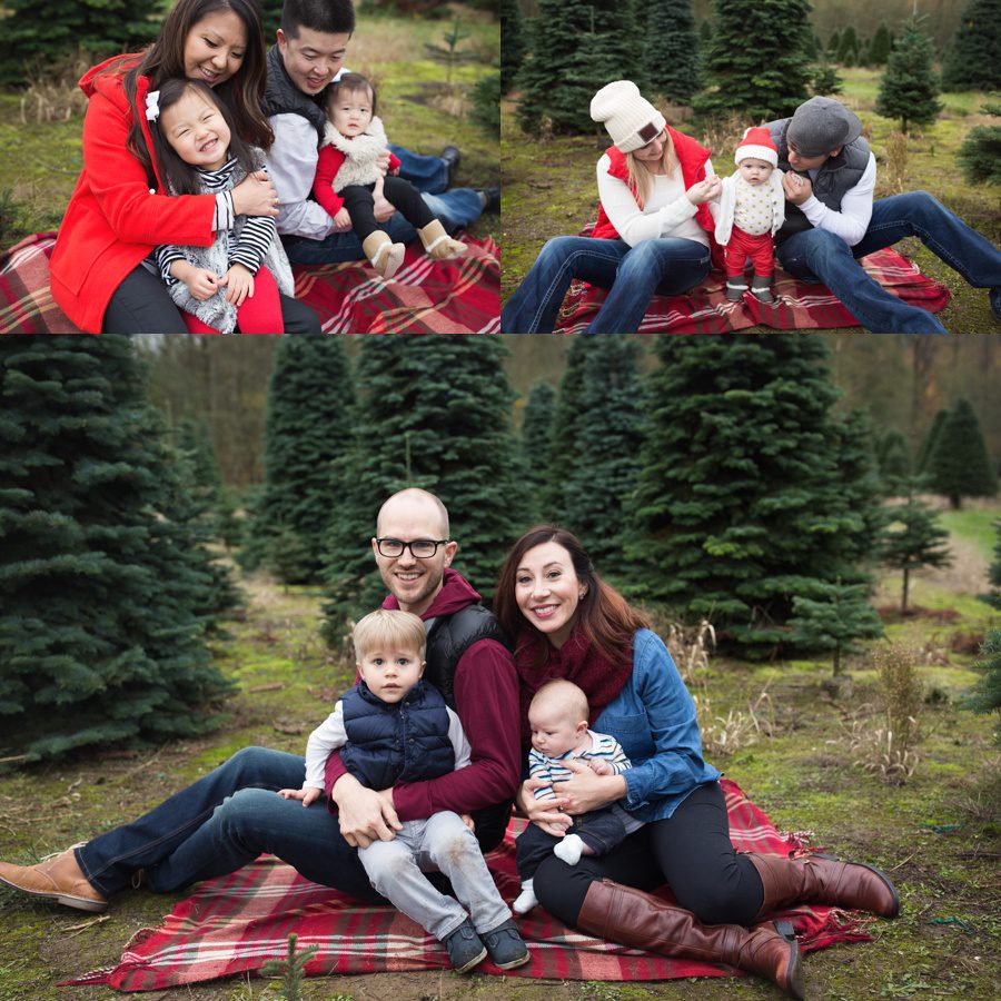 holiday tree farm mini sessions | tacoma family photographer | Christina Mae Photography | www.christinamaephotography.com