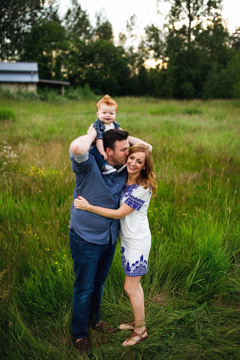 Family Photographer Puyallup Sunset Session Christina Mae