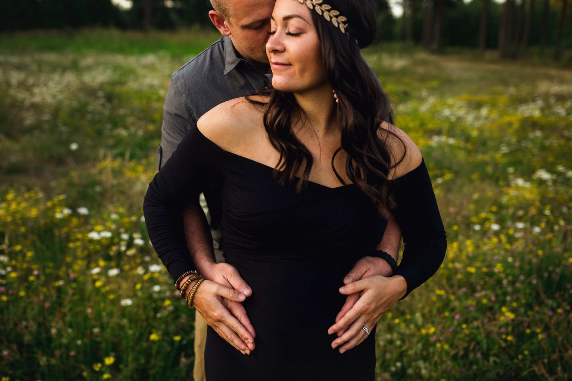 Seattle maternity photographer | puyallup sunset maternity session