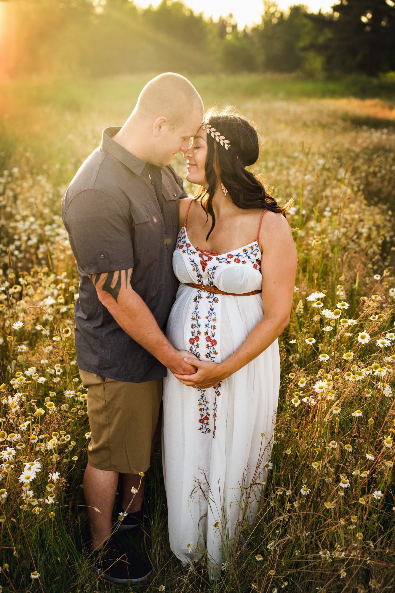 Seattle maternity photographer | puyallup sunset maternity session