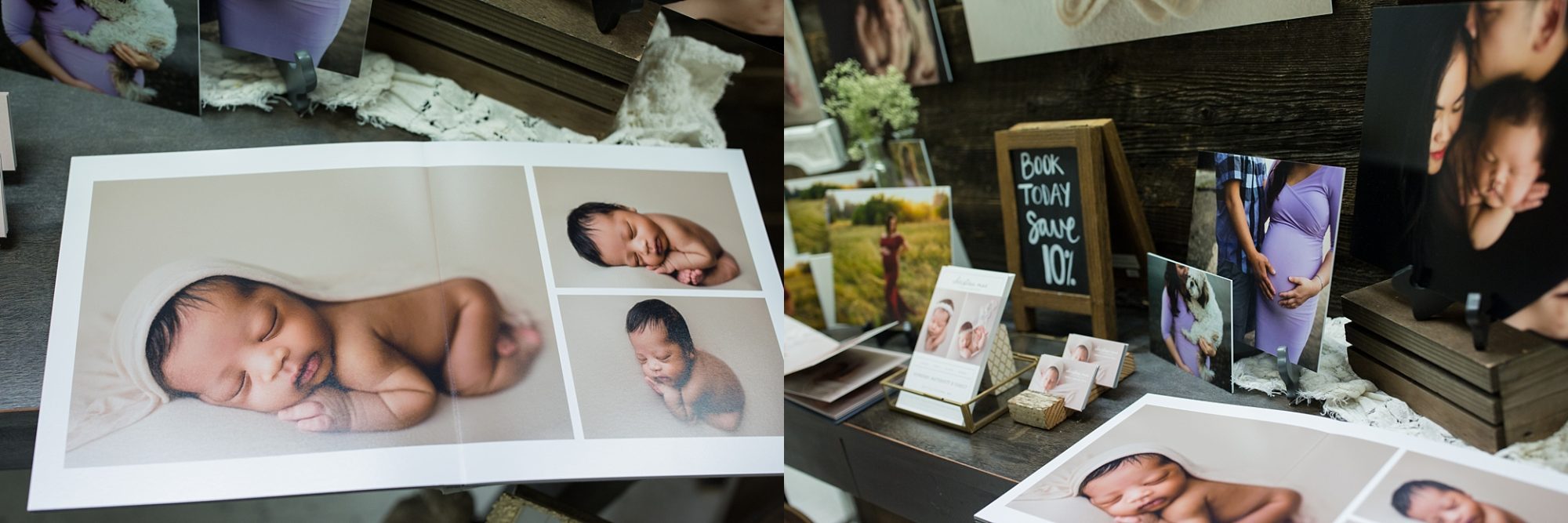 newborn expo display | baby fest northwest | seattle newborn photographer