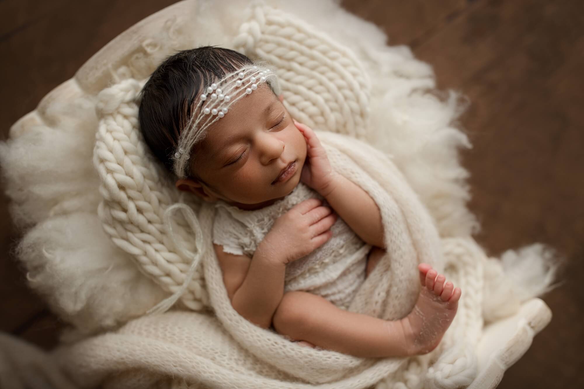 bellevue newborn photographer | indian baby family session