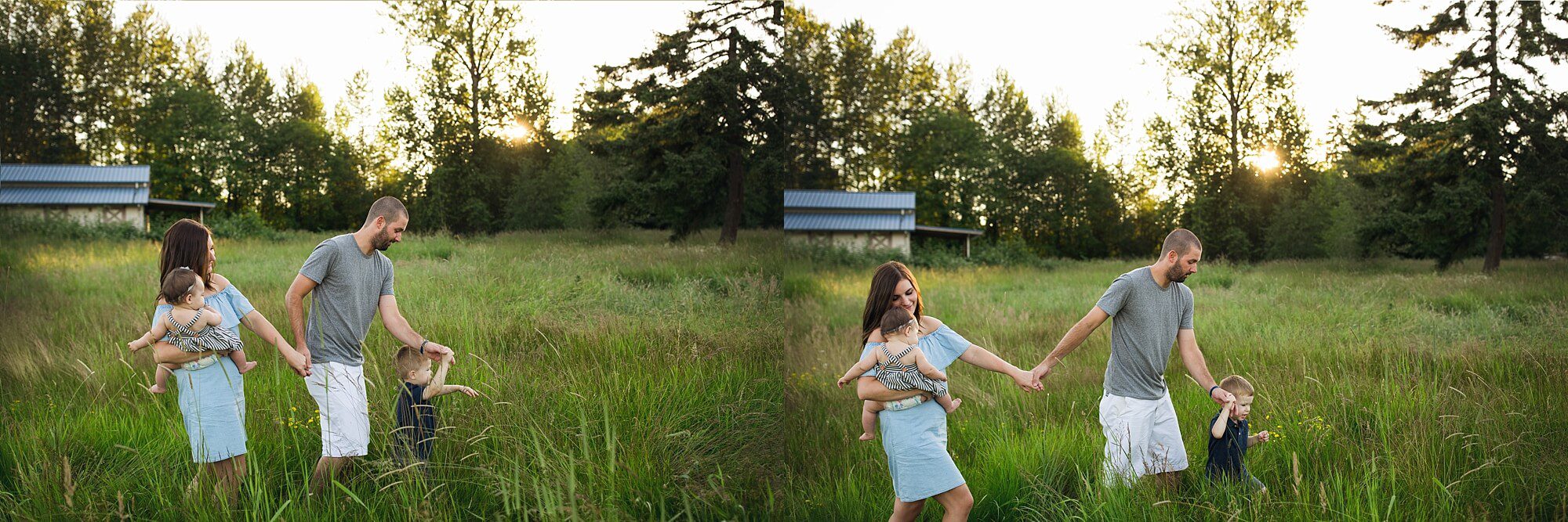 tacoma family photographer | Puyallup sunset session