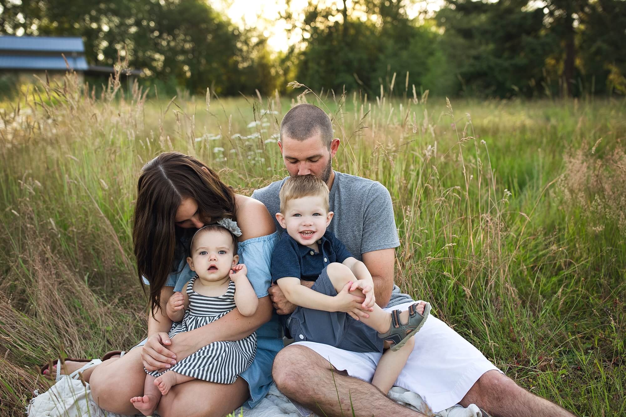 tacoma family photographer | Puyallup sunset session