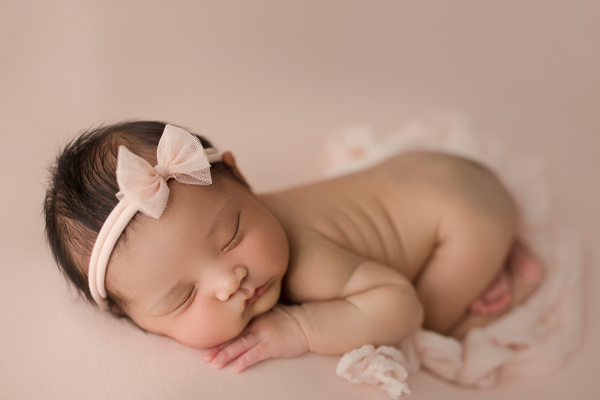 newborn photographer tacoma | baby girl studio photography session