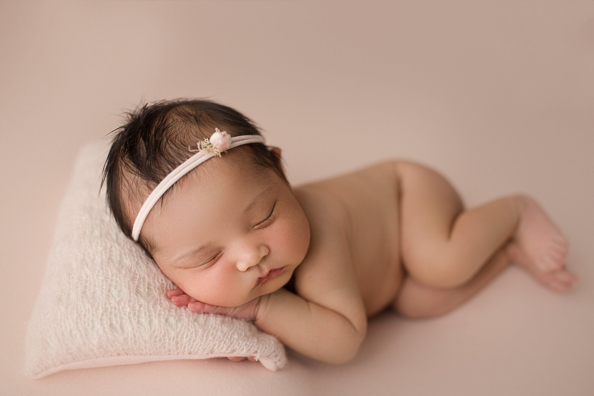 newborn photographer tacoma | baby girl studio photography session