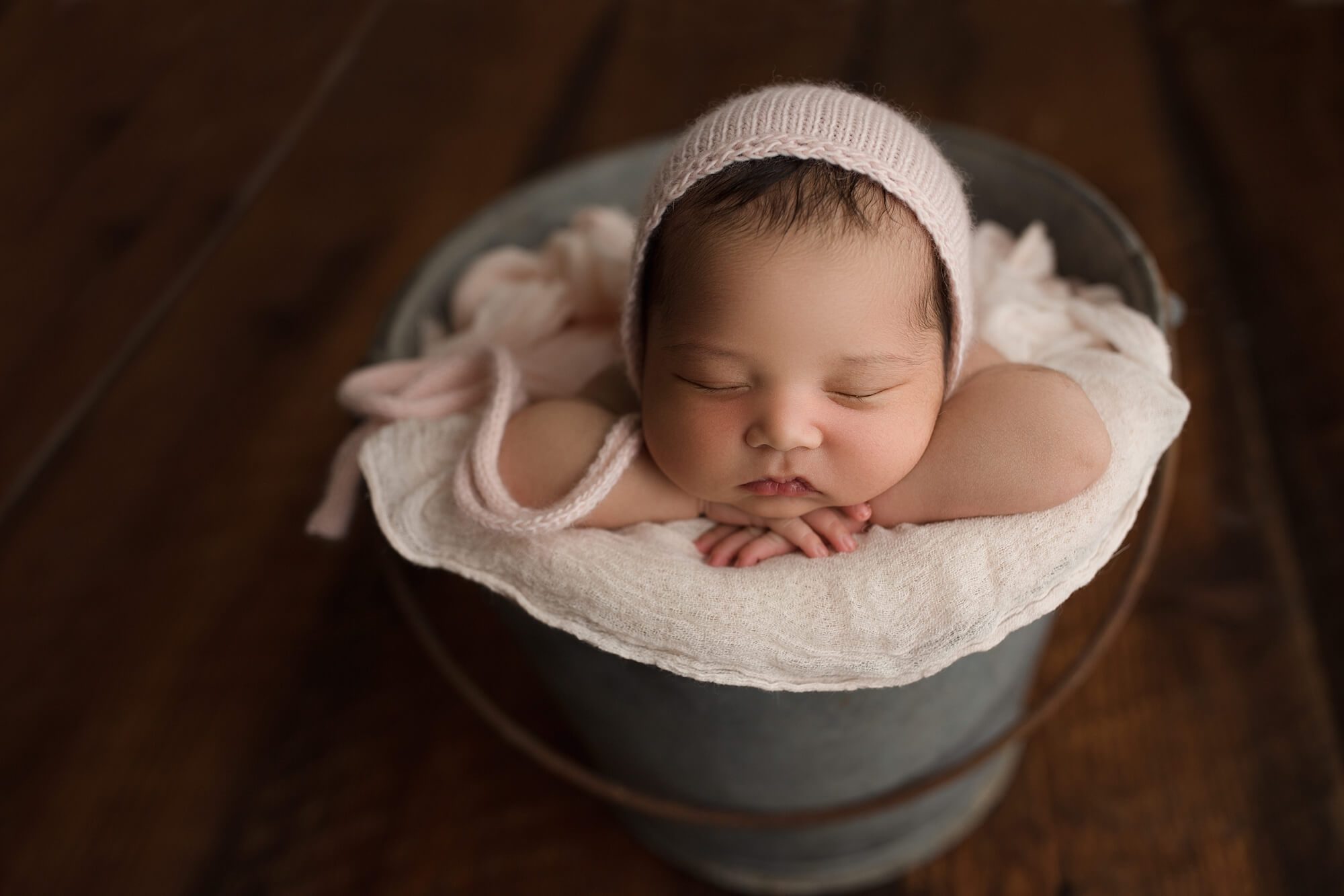 newborn photographer tacoma | baby girl studio photography session