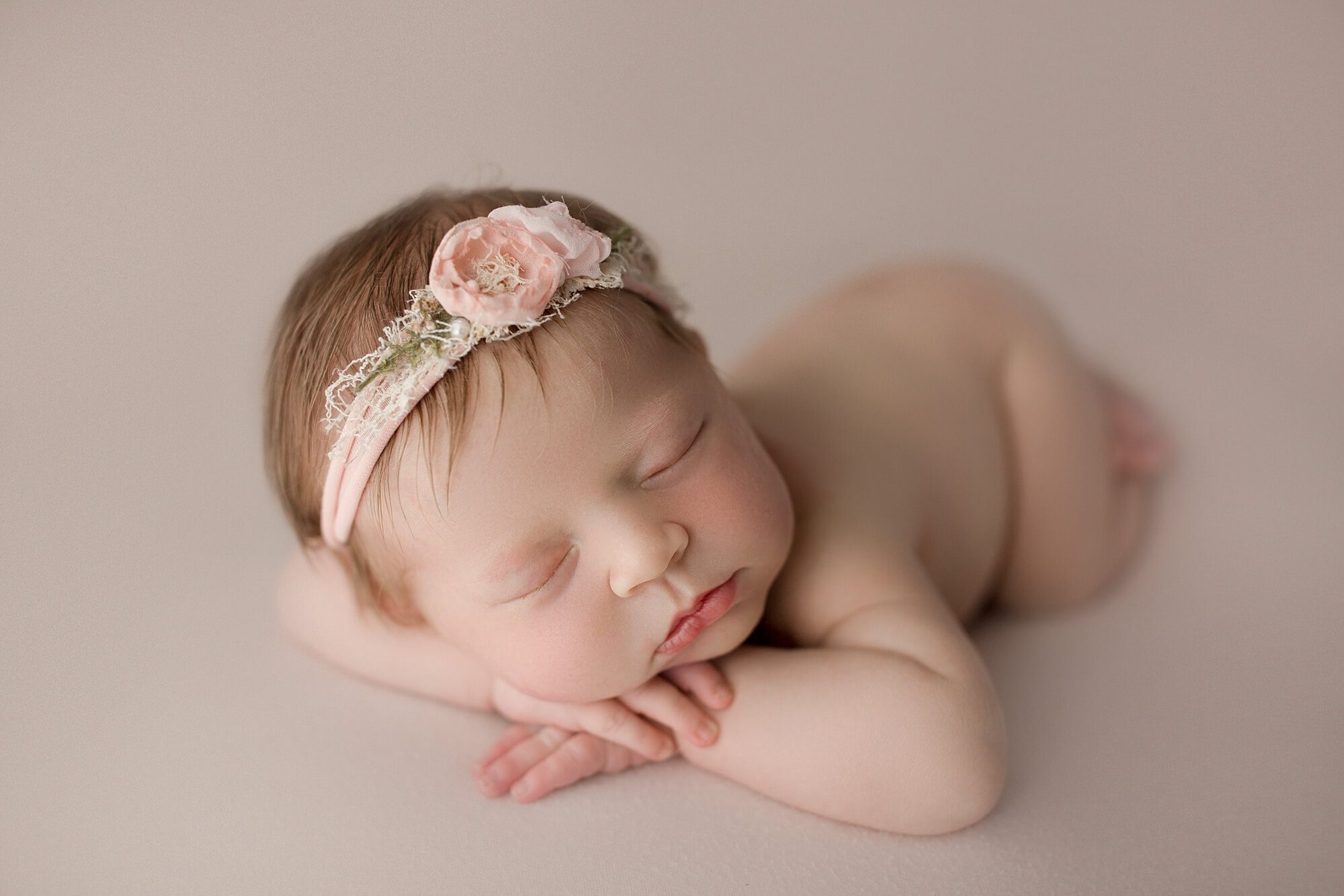 newborn photography seattle - baby girl studio session