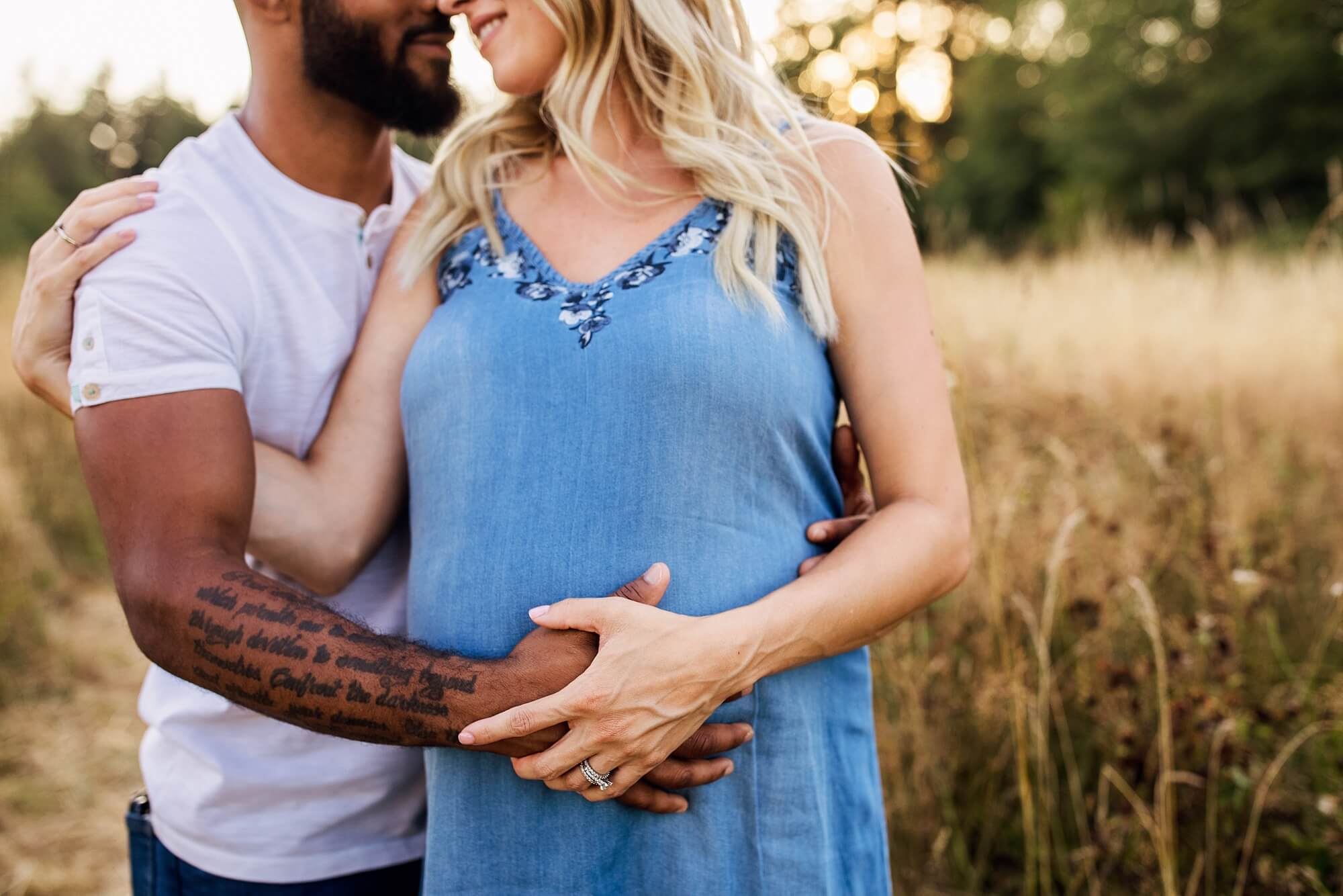 puyallup maternity photographer | sunset session tacoma