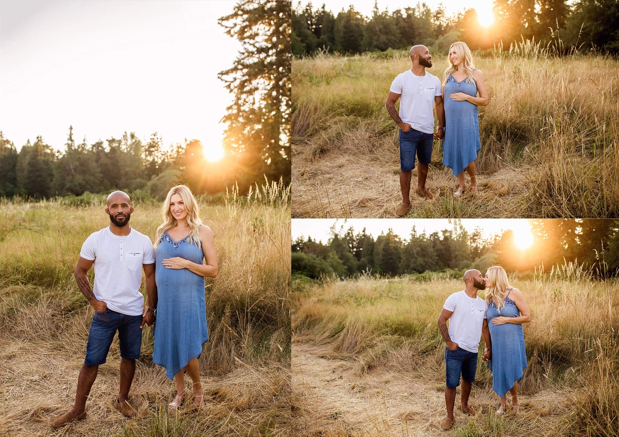 puyallup maternity photographer | sunset session tacoma