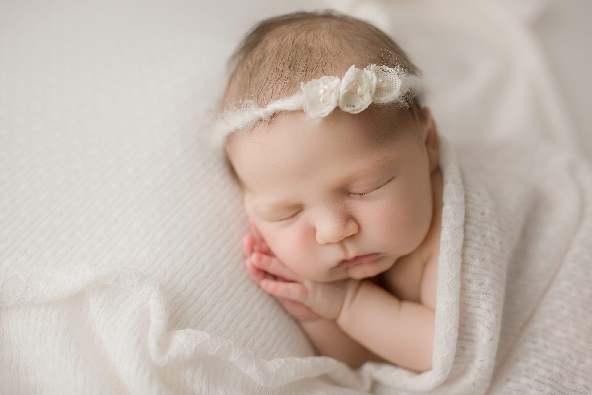 puyallup maternity newborn photographer | baby girl studio session tacoma