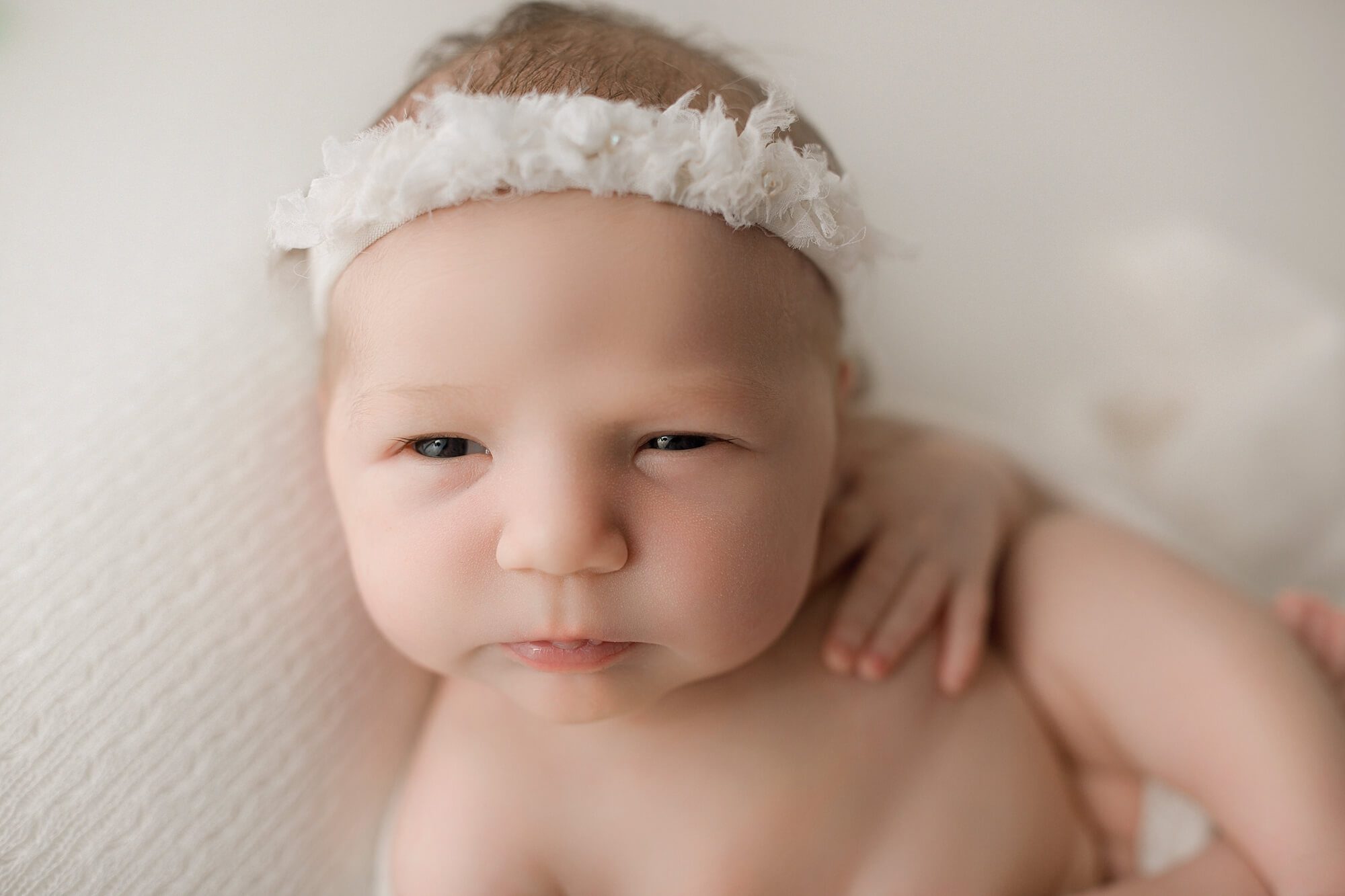 puyallup maternity newborn photographer | baby girl studio session tacoma