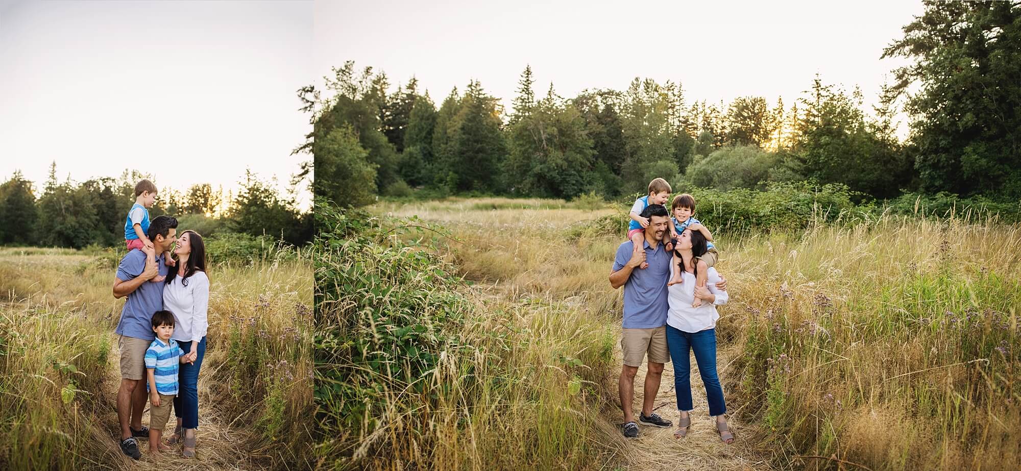 Puyallup sunset family session | tacoma family photographer