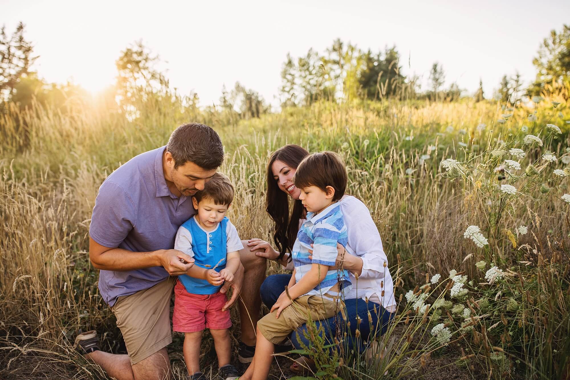 Puyallup sunset family session | tacoma family photographer