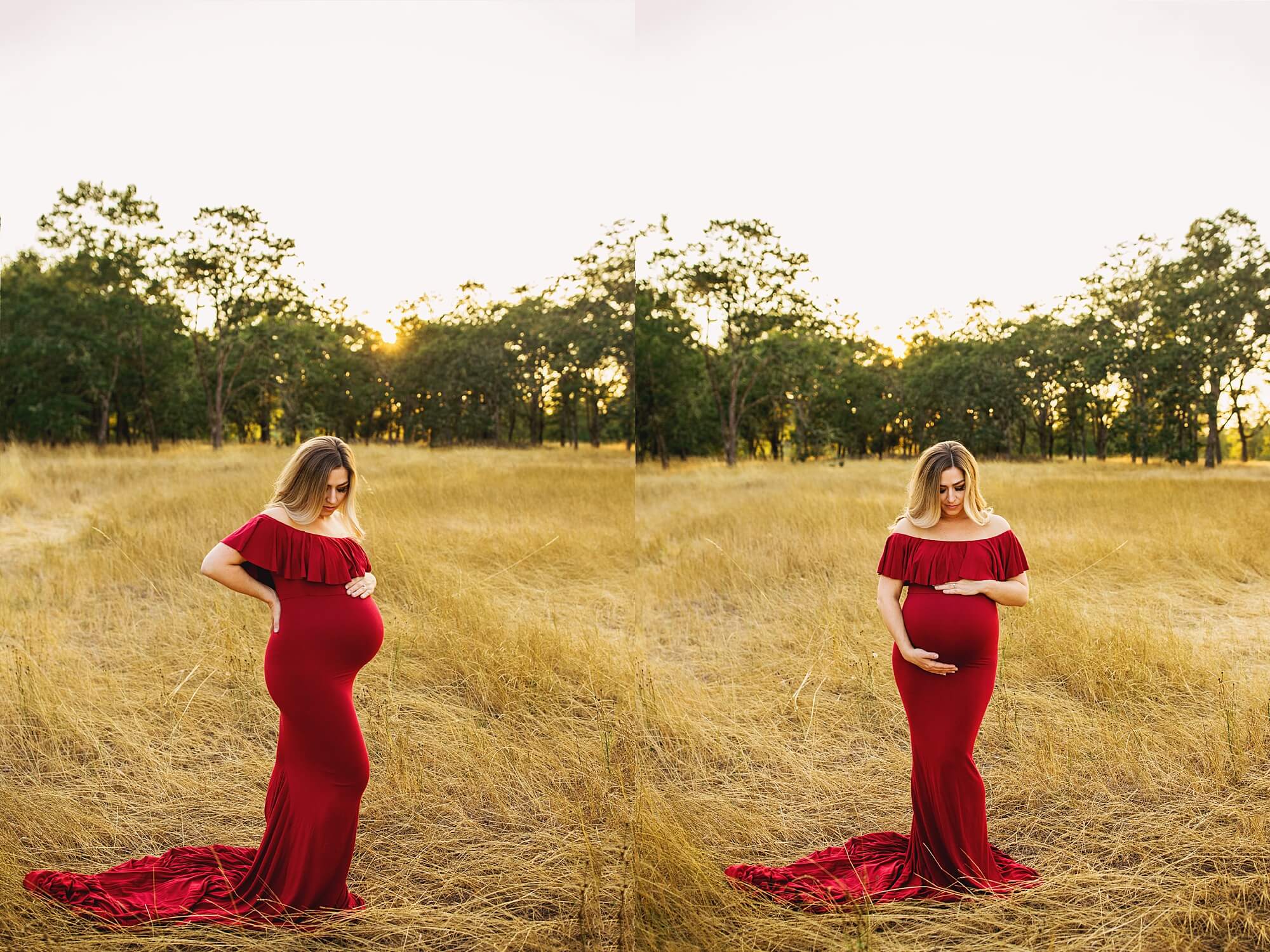 tacoma maternity photographer | sunset pregnancy session