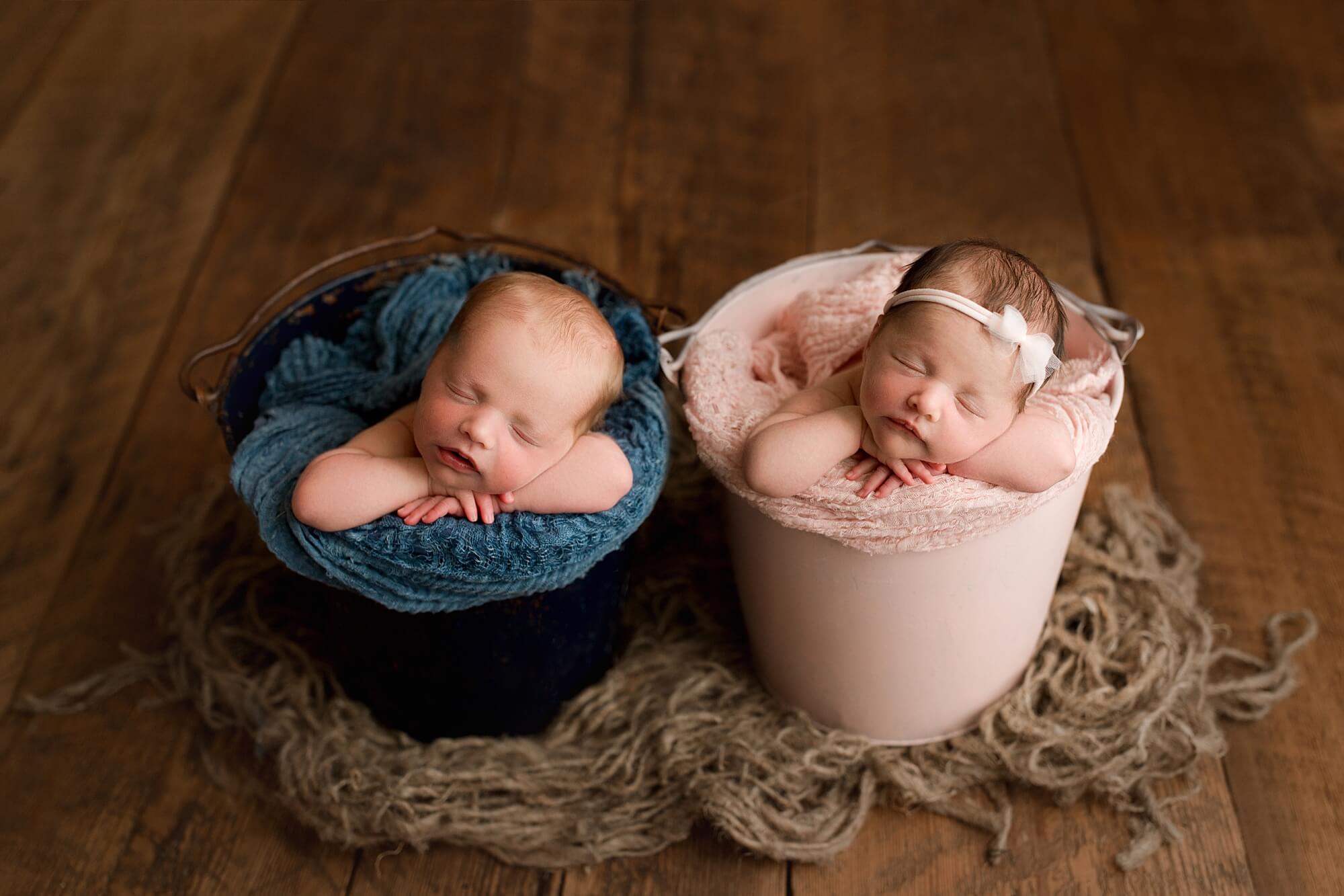 twin newborn photography in tacoma wa