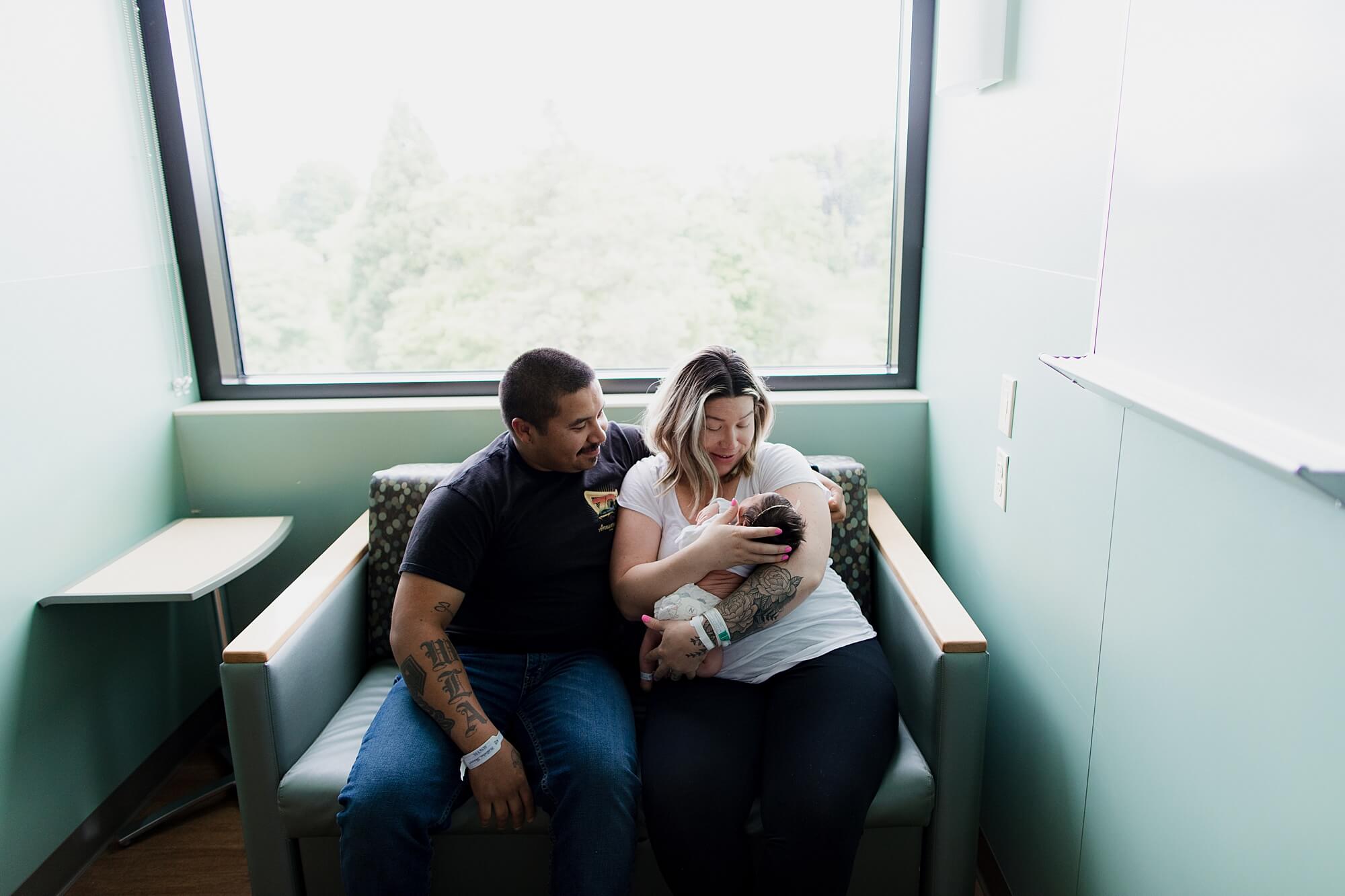 fresh 48 newborn session | tacoma general hospital photography
