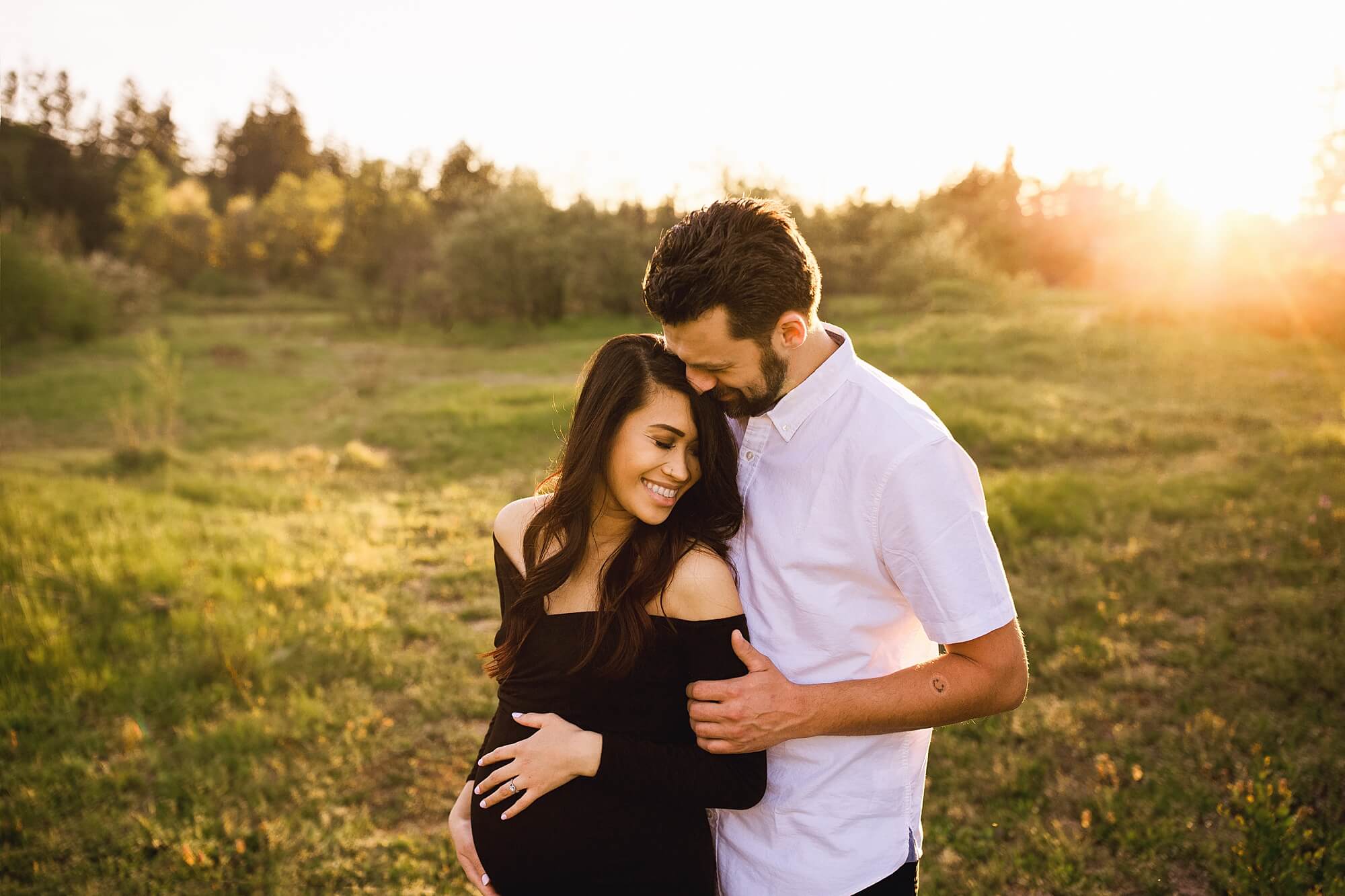 maternity photographer puyallup | Sunset photo session