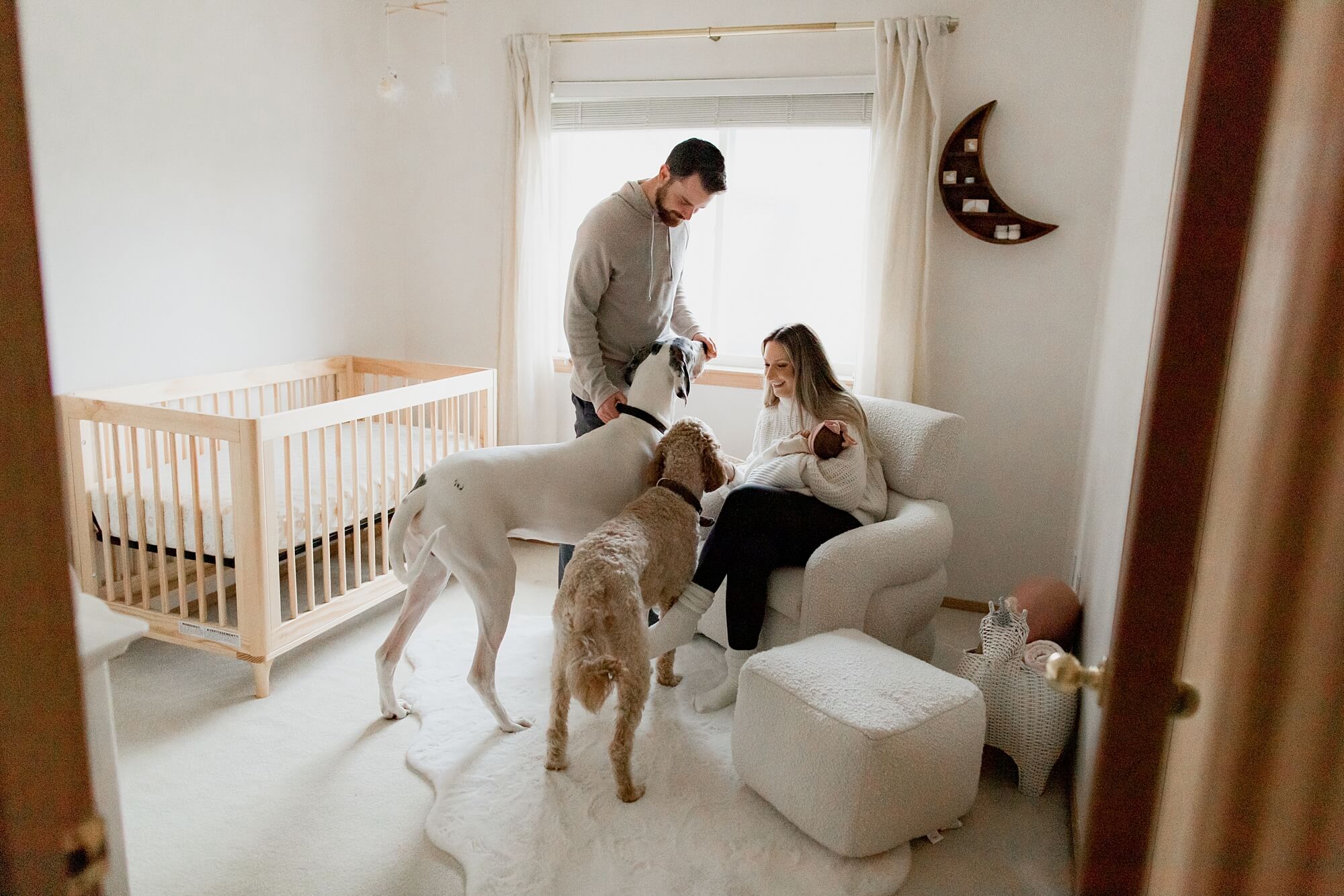 lifestyle newborn session Seattle