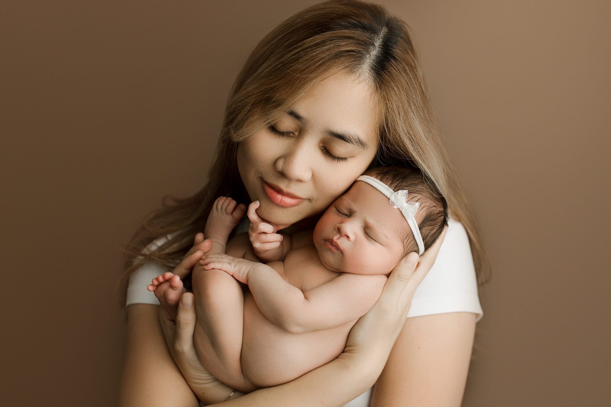 puyallup newborn studio photographer baby girl photos