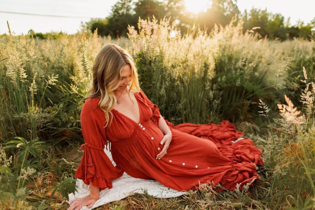 sunset maternity photographer seattle
