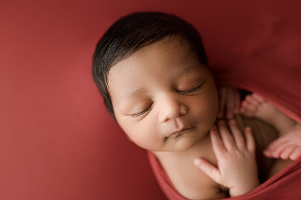 Indian family newborn photography session in puyallup wa studio