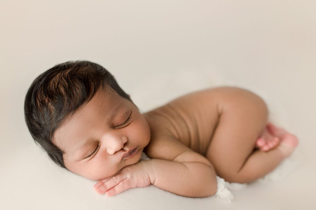 Indian family newborn photography session in puyallup wa studio