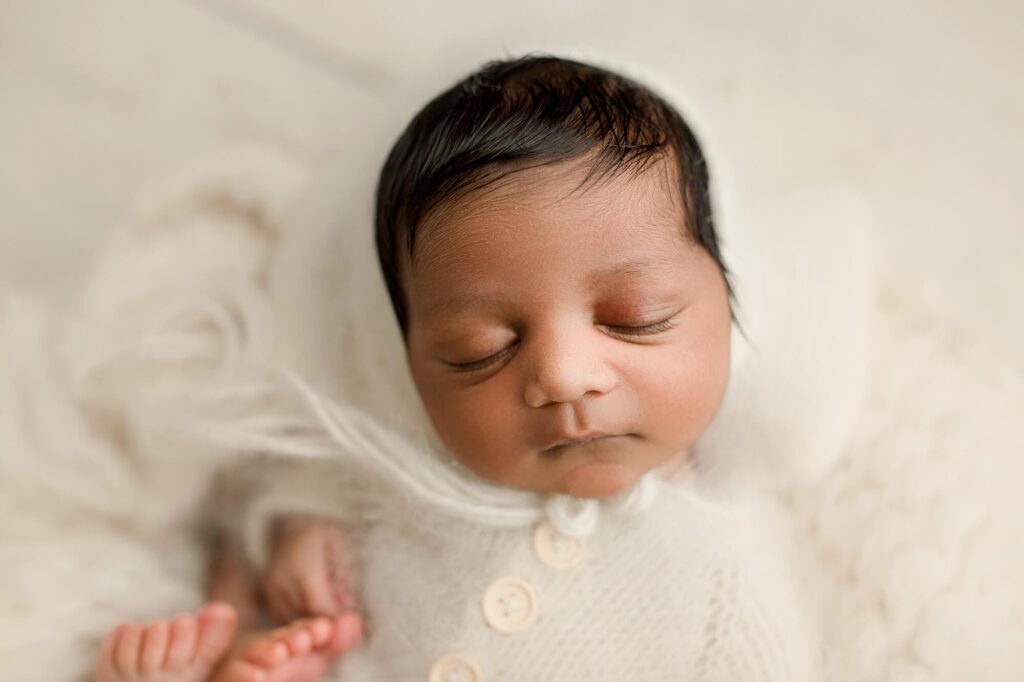 Indian family newborn photography session in puyallup wa studio