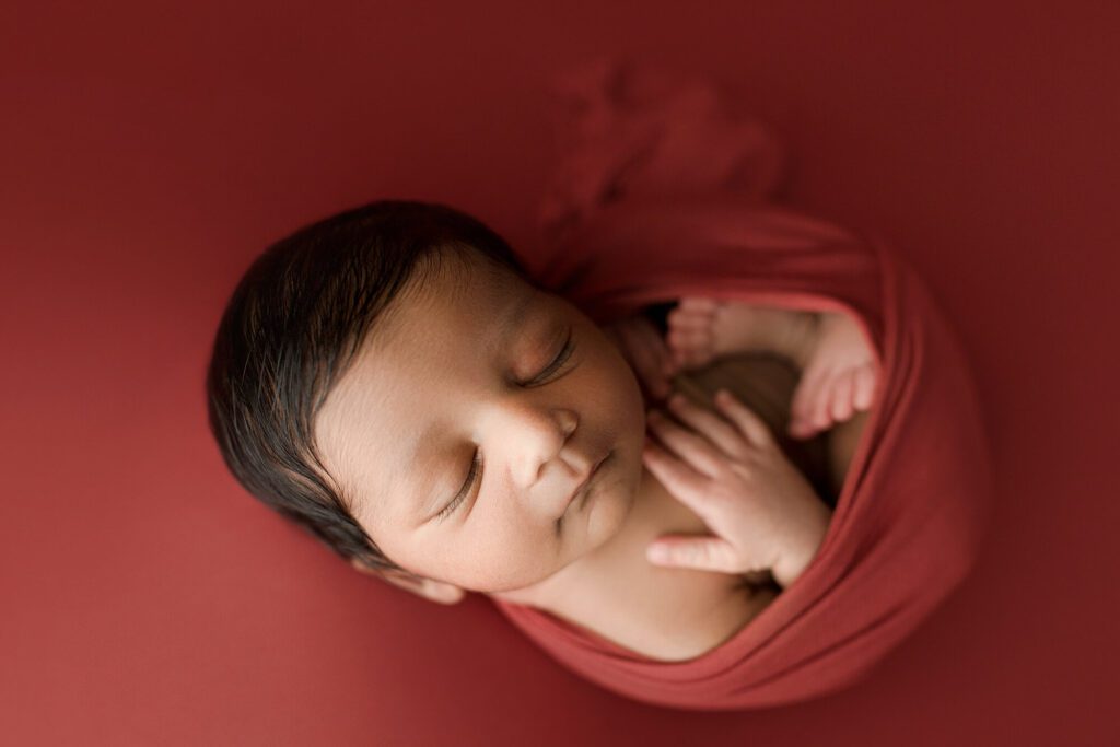 Indian family newborn photography session in puyallup wa studio