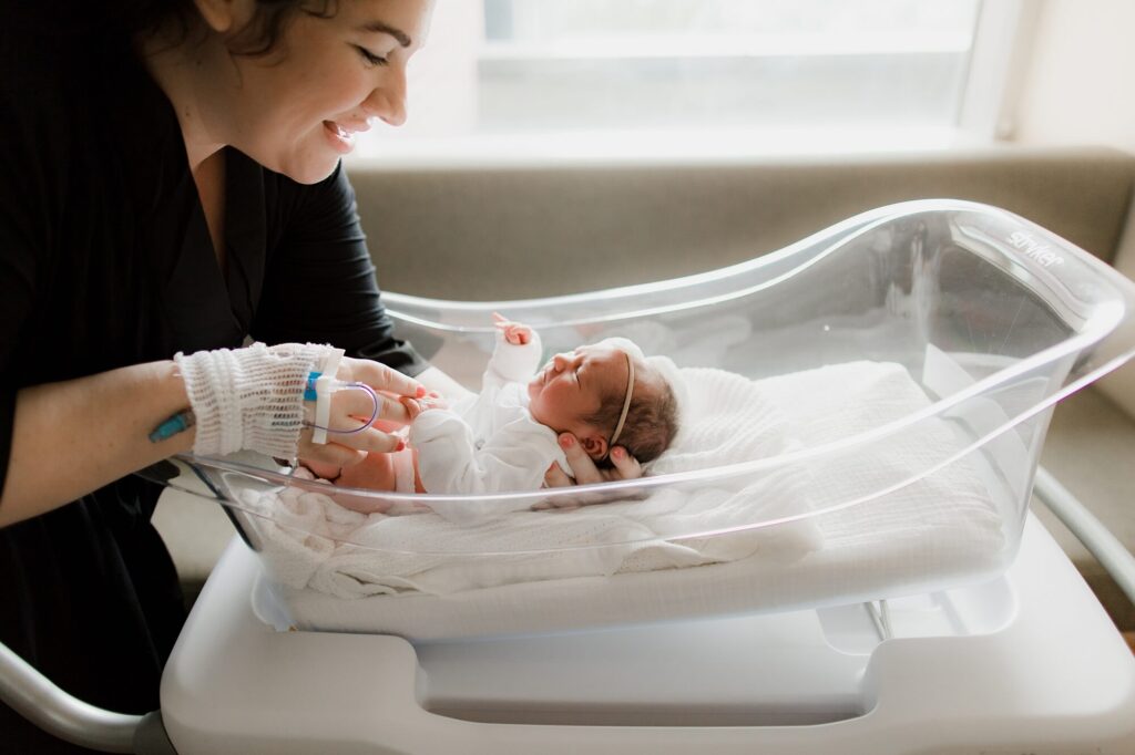 puyallup fresh 48 hospital newborn session at Good Samaritan hospital