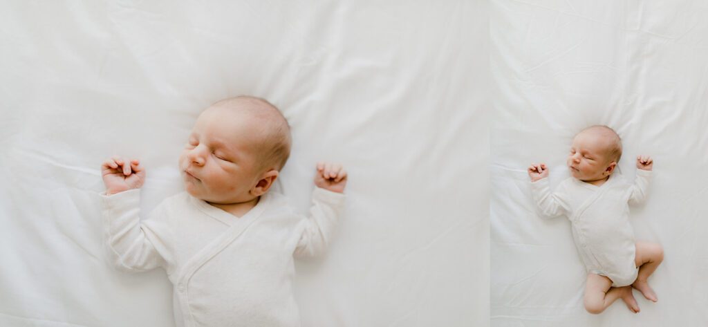 university place lifestyle newborn photographer with baby boy