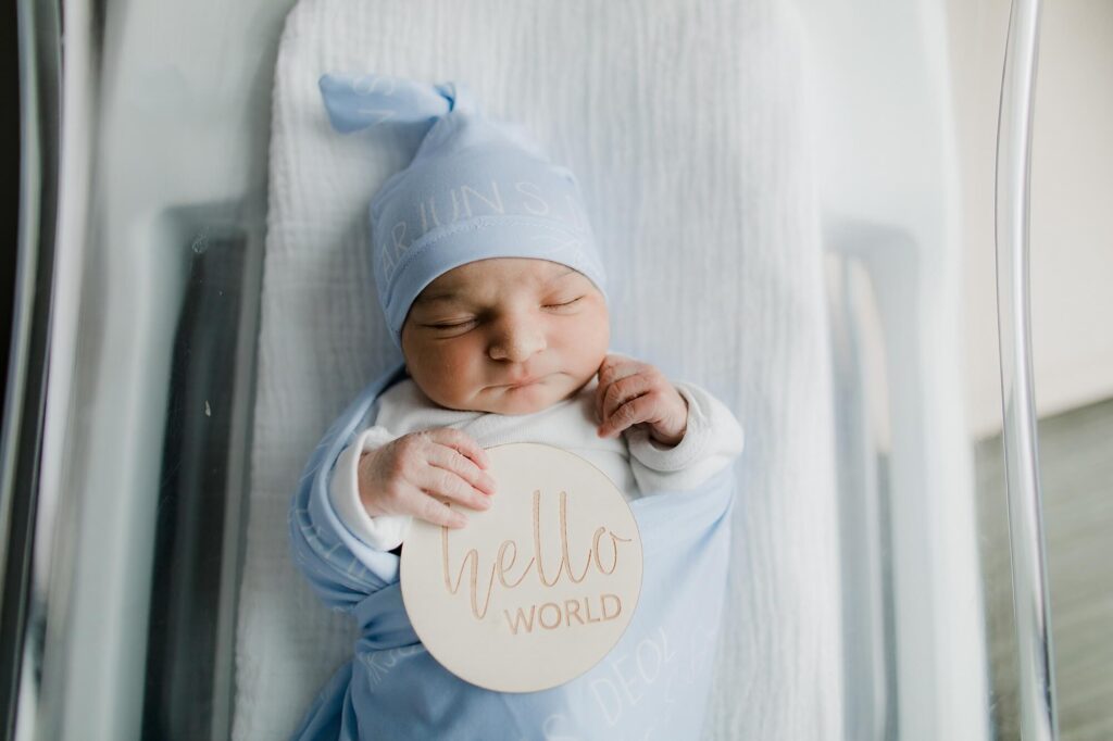 bellevue fresh 48 hospital newborn baby boy photos at Overlake Hospital