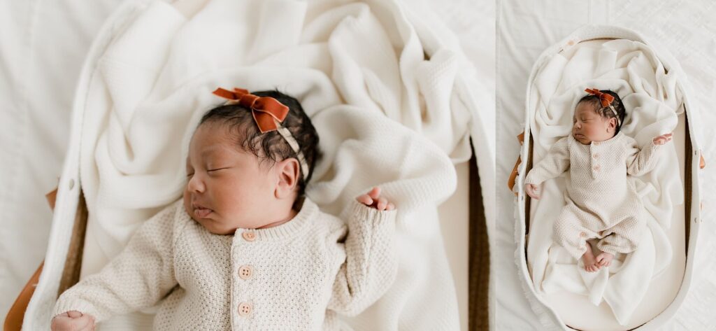 lifestyle newborn family photo session in Puyallup, WA at Christina Mae Photography studio