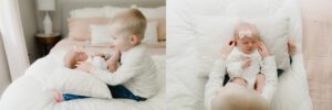 lifestyle newborn family photography session in Snoqualmie north bend washington