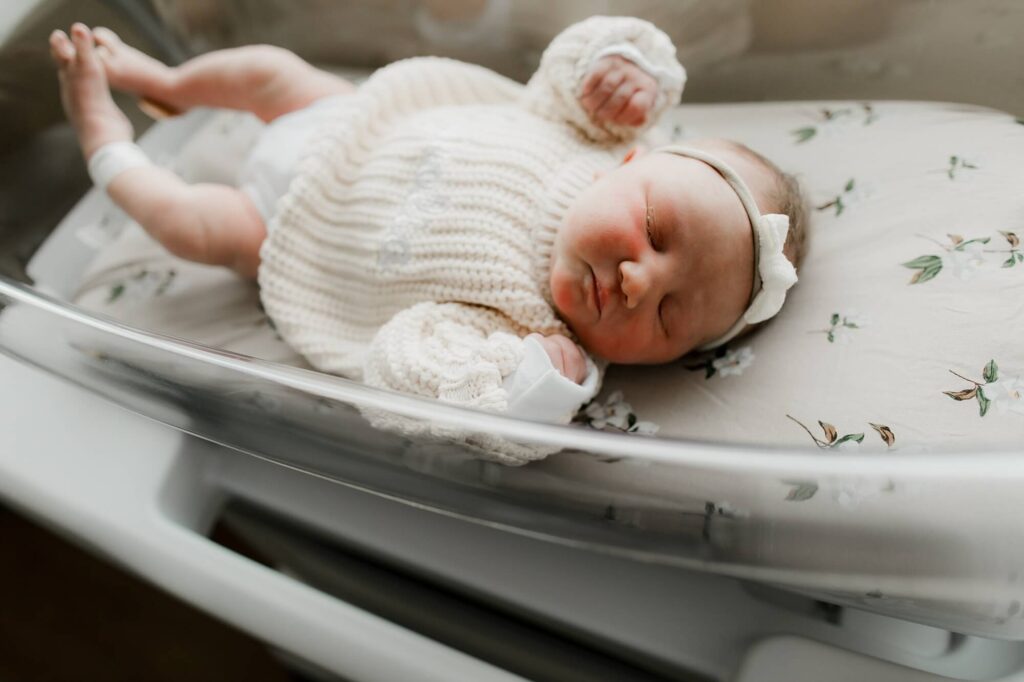Tacoma Fresh Baby Hospital Newborn Photographer