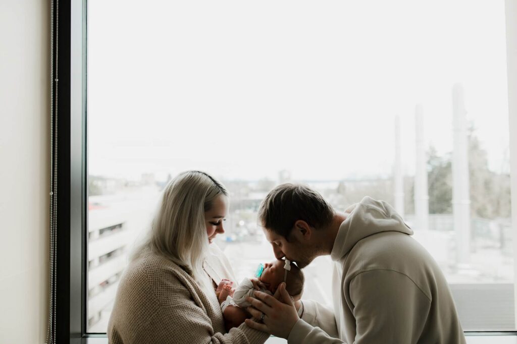 Tacoma Fresh Baby Hospital Newborn Photographer