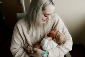 Tacoma Fresh Baby Hospital Newborn Photographer