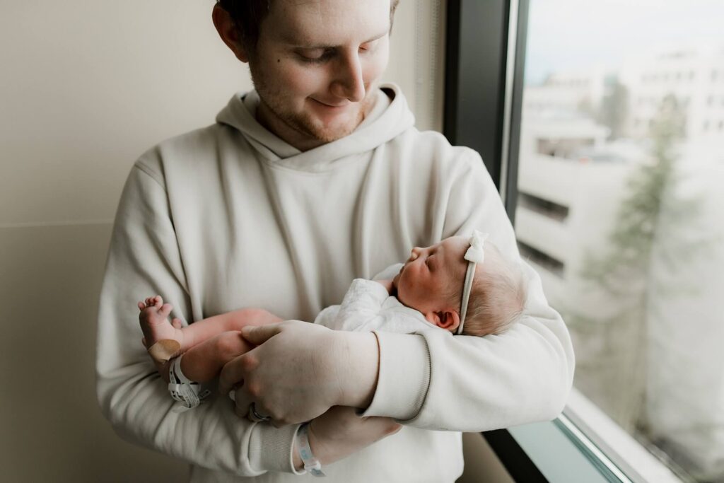 Tacoma Fresh Baby Hospital Newborn Photographer